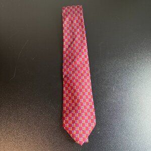 GUCCI Vintage Horsebit Pattern 100% Silk Neck Tie Made in Italy - Preowned